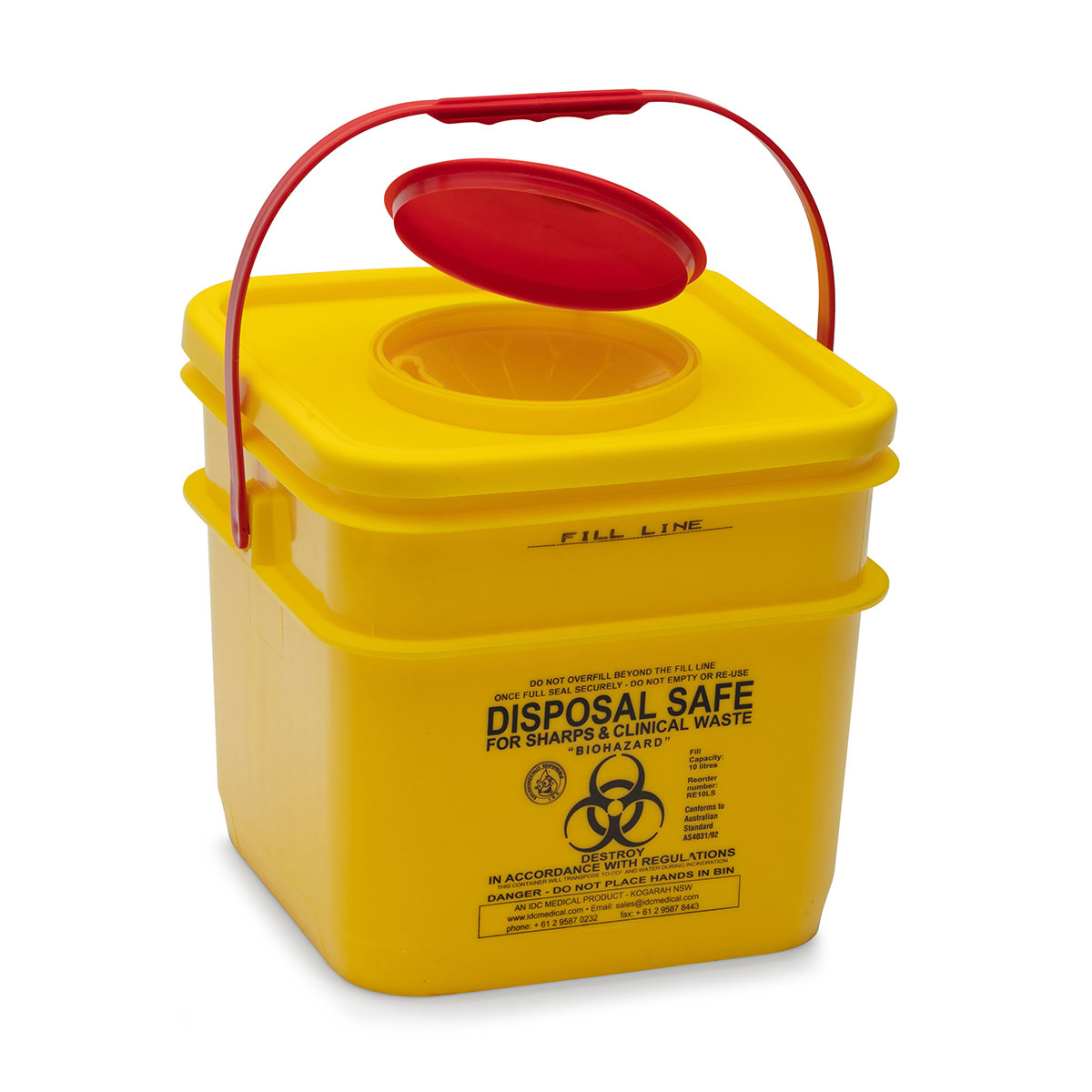 12.5 Litre Sharps Container IDC Medical Australia